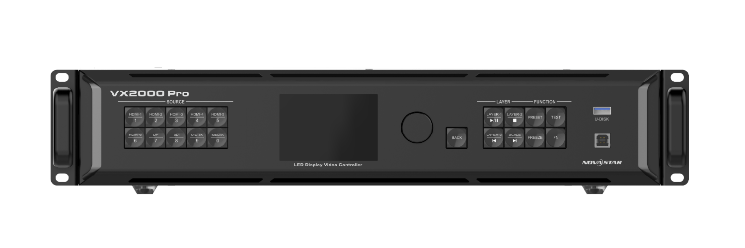 VX2000Proの前面