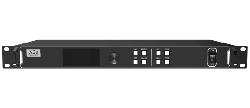 Colorlight製品 「X2s」の前面の機材画像