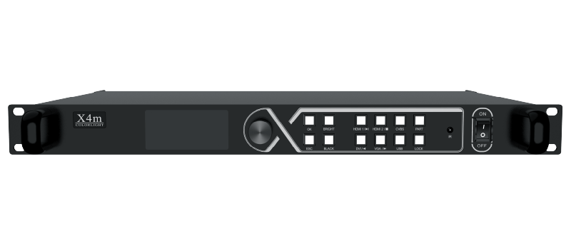 Colorlight製品 「X4m」の前面の機材画像
